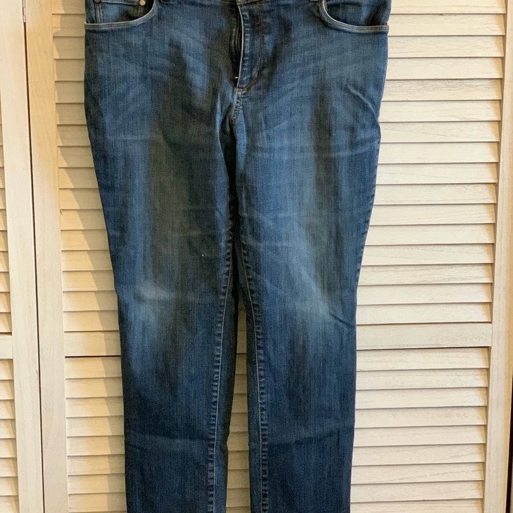 L.L. Bean Women's Straight Leg Jeans - Flannel-lined